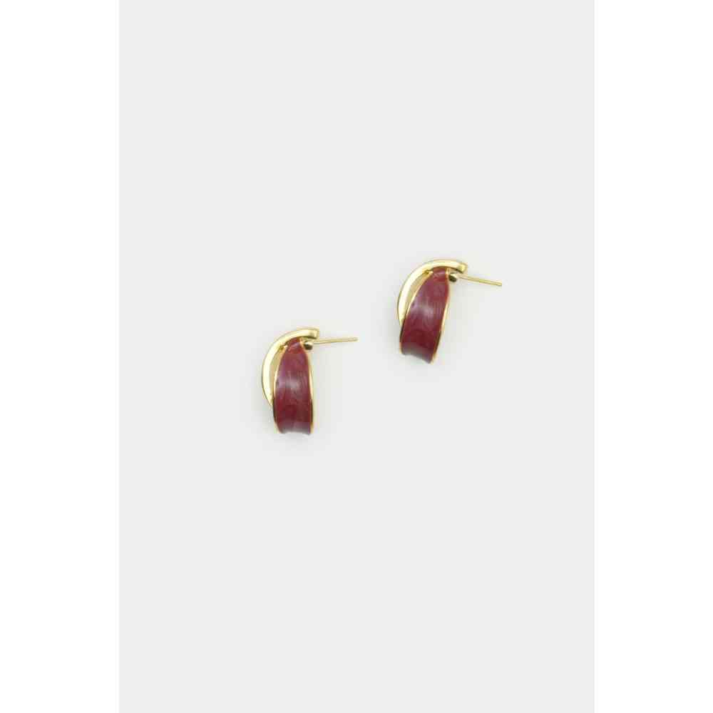 Voodoo Vixen - Enamel Coated Twist Ohrringe - Mehrfarben